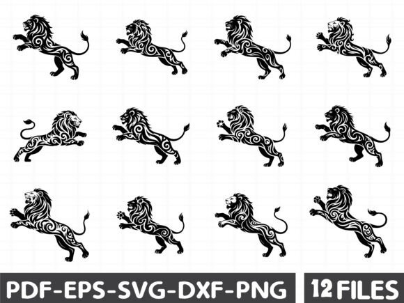 Boho Lion Jumping Stencil: A Graphic Designer's Review