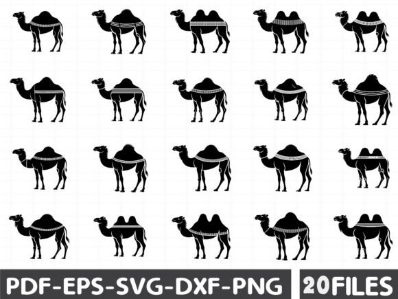 Camel Clipart Black and White: Premium Graphics for Illustrations