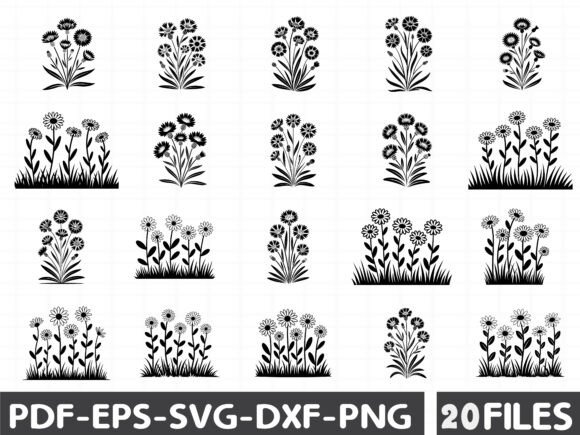 Cricut Wildflowers SVG Bundle: Graphics & Illustrations for Real Projects