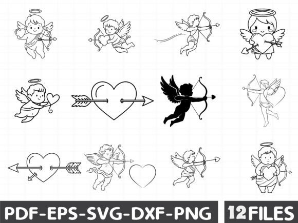 Cupid Heart Love Valentine s Graphics and Illustrations Review