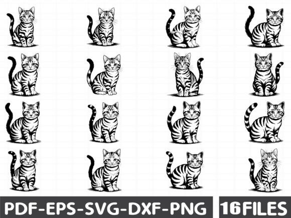 Cute Cat Graphic Illustration Svg for Graphics and Illustrations