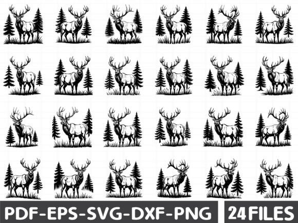 Elk Svg Bundle: Premium Graphics and Illustrations for Local Brands