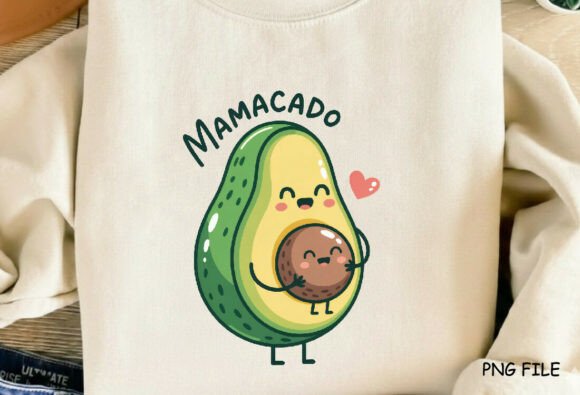 Mother's Day MAMACADO Avocado Mom PNG
