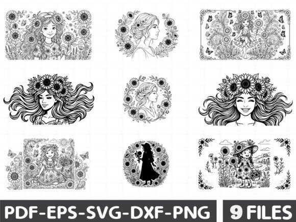Sunflower Girl SVG: A Practical Graphics and Illustrations Review