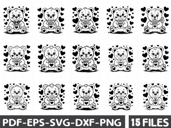 Teddy Bear Love Valentine Heart SVG: Graphics & Illustrations Review