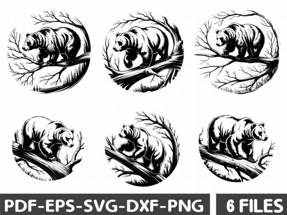 Walking Grizzly Bear Svg and Wildlife Graphics Review